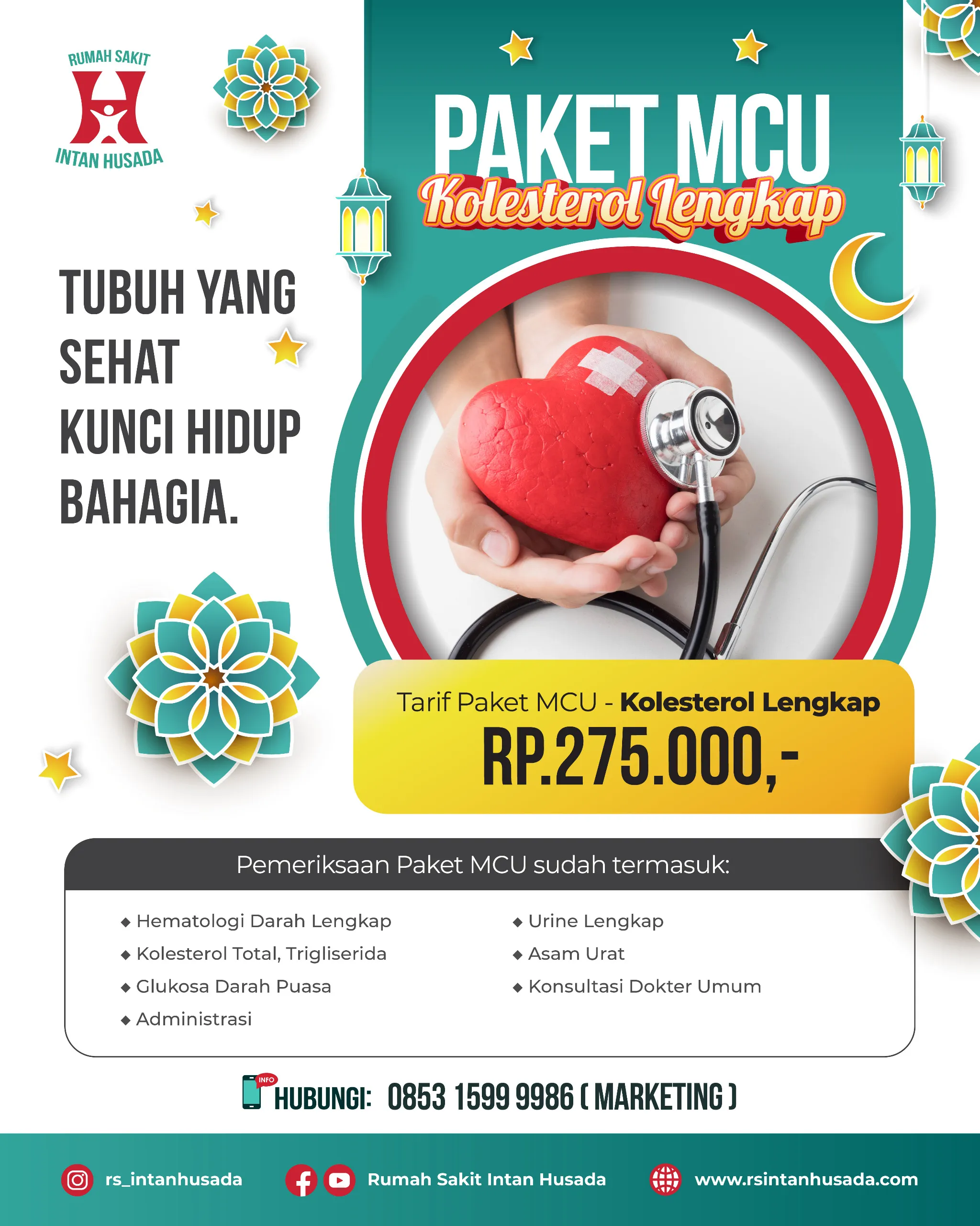 Paket MCU Kolesterol Lengkap