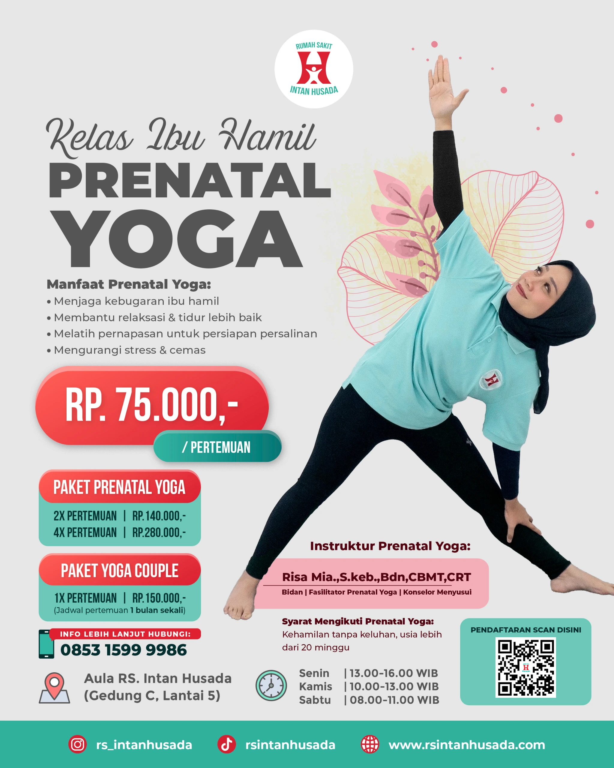 Layanan Prenatal Yoga RS Intan Husada