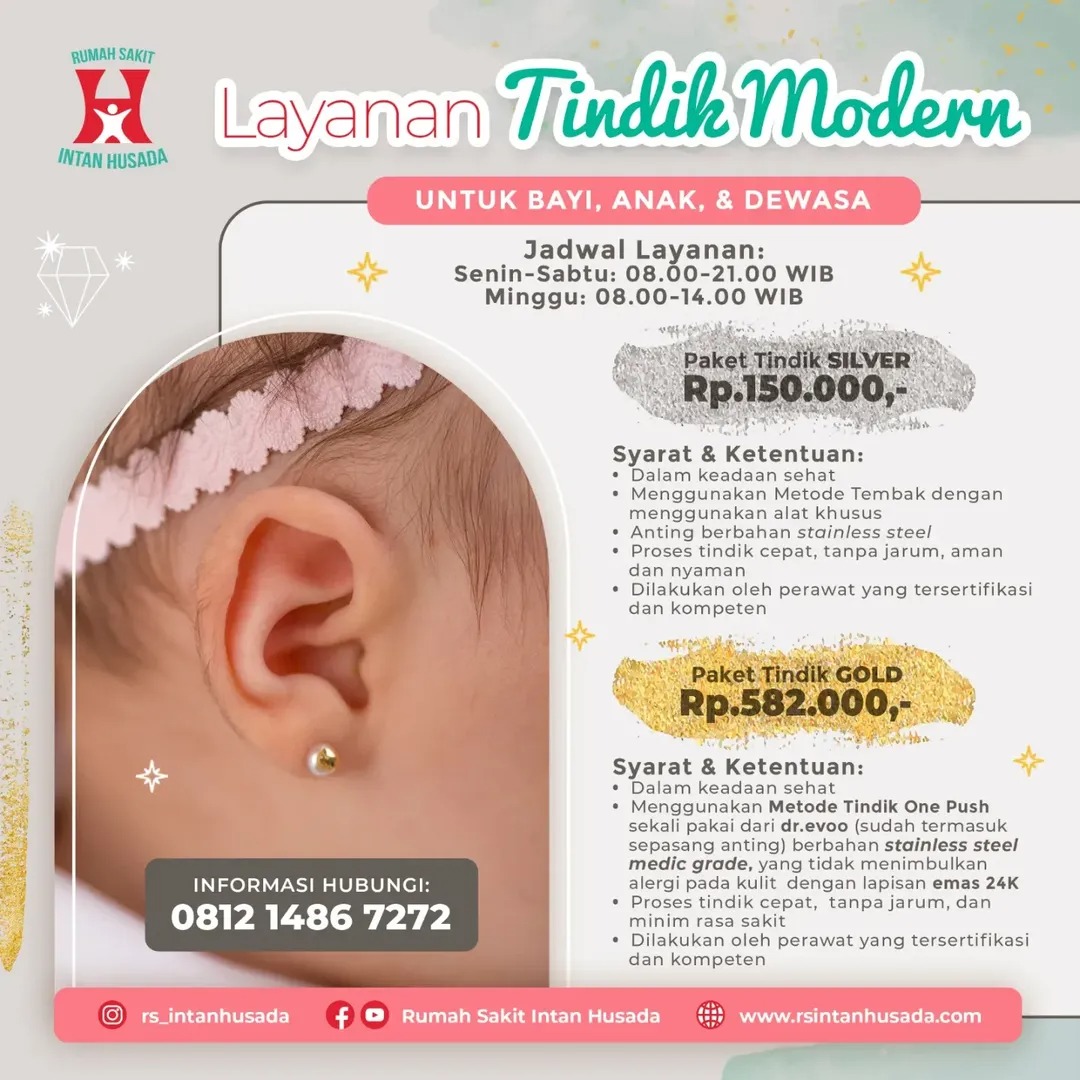 Layanan Tindik Modern RS Intan Husada
