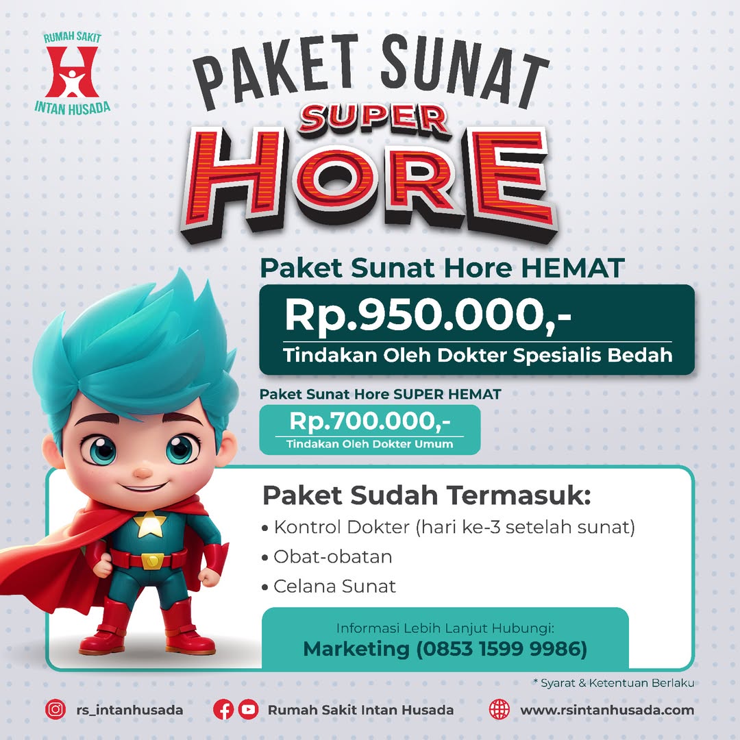 Layanan Sunat Hore RS Intan Husada